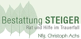 BESTATTUNG STEIGER - Nfg: Christoph Achs Logo